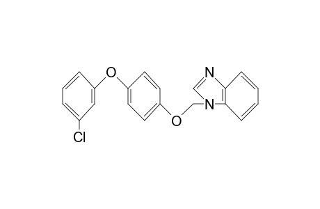 1H-Benzimidazole, 1-[[4-(3-chlorophenoxy)phenoxy]methyl]-