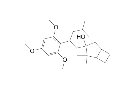 2,2-Dimethyl-3-[4-methyl-2-(2,4,6-trimethoxyphenyl)pentyl]bicyclo[3.2.0]heptan-3-ol