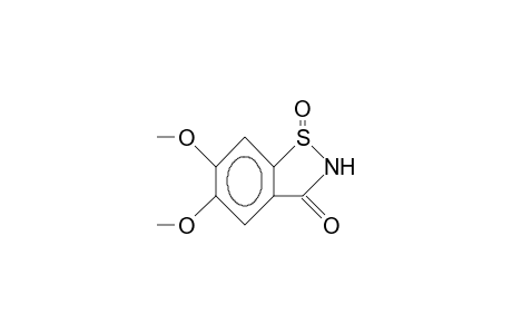 5,6-Dimethoxy-1,2-benzisothiazol-3(2H)-one 1-oxide