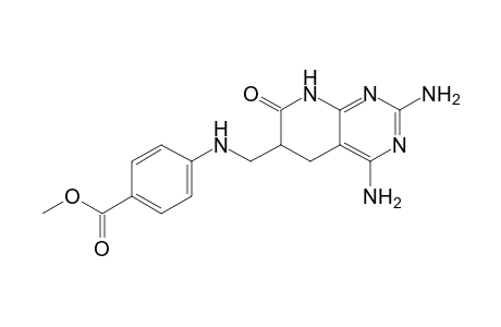 4-[(2,4-diamino-7-keto-6,8-dihydro-5H-pyrido[2,3-d]pyrimidin-6-yl)methylamino]benzoic acid methyl ester