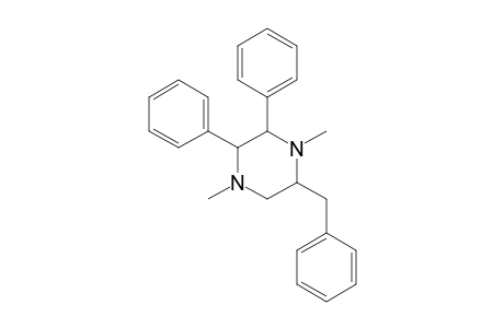 5-Benzyl-1,4-dimethyl-2,3-diphenylpiperazine