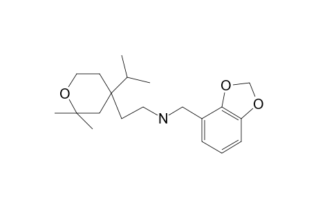 1,3-Benzodioxole-4-methanamine, N-[2-[tetrahydro-2,2-dimethyl-4-(1-methylethyl)-2H-pyran-4-yl]ethyl]-