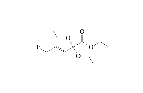 Ethyl (E)-2,2-diethoxy-5-bromo-3-pentenoate