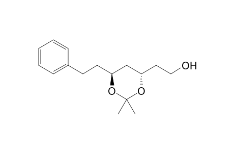 2-[(4S,6S)-2,2-dimethyl-6-(2-phenylethyl)-1,3-dioxan-4-yl]ethanol