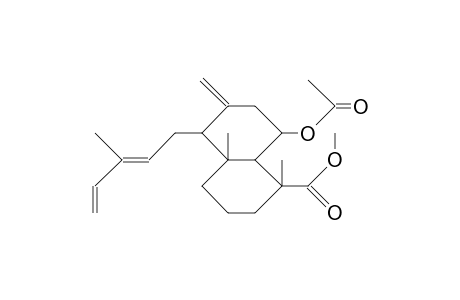 (Z)-6.alpha.-Acetoxylabda-8(17),12,14-trien-19-oic-acid, methylester