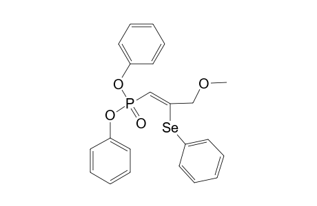 (Z)-1-(Diphenoxyphosphinyl)-3-methoxy-2-(phenylseleno)-1-propene