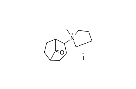 1-Methyl-1-(8-oxo-bicyclo[3.2.1]oct-2-yl)-pyrrolidinium iodide