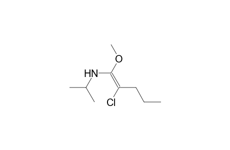 1-Penten-1-amine, 2-chloro-1-methoxy-N-(1-methylethyl)-