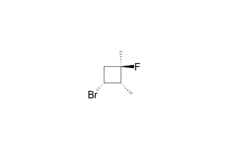 Cyclobutane, 3-bromo-1-fluoro-1,2-dimethyl-, (1.alpha.,2.alpha.,3.alpha.)-