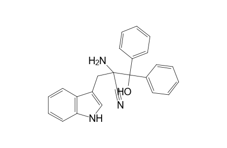 1H-Indole-3-propanol, .alpha.,.alpha.-diphenyl-.beta.-amino-.beta.-cyano-