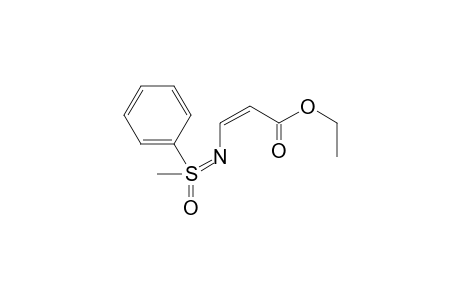 (Z)-N-(2-ethoxycarbonyl)vinyl-S-phenyl-S-methyl sulfoximine