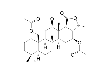 16-BETA,22-DIACETOXY-12-BETA-HYDROXY-24-METHYLSCALARAN-25,24-OLIDE