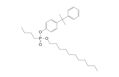 Butylphosphonic acid, 4-(2-phenylprop-2-yl)phenyl undecyl ester