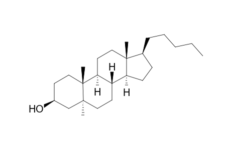 21,27-bis(nor)-5.alpha.-Cholestan-3.beta.-ol