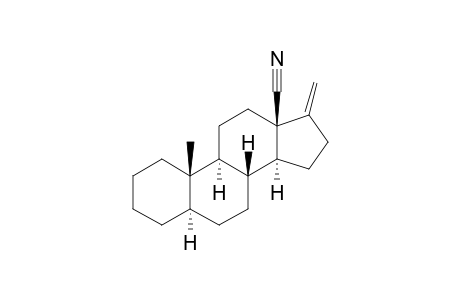 17-Methylene-5.alpha.-androstano-18-nitrile