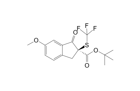 (2S)-tert-Butyl 2-trifluoromethanesulfenyl-6-methoxy-1-oxoindan-2-carboxylate