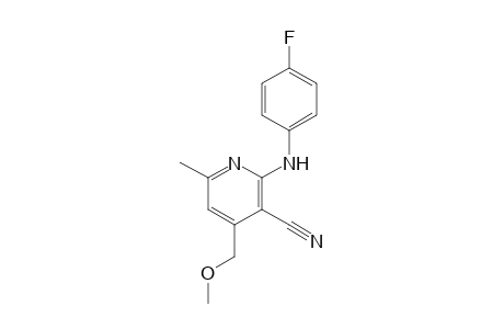 2-[(4-fluorophenyl)amino]-4-(methoxymethyl)-6-methylpyridine-3-carbonitrile