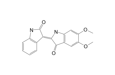 (3Z)-1,3-Dihydro-3-(1,3-dihydro-5,6-dimethoxy-3-oxo-2H-indol-2-ylidene)-2H-indol-2-one