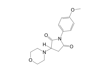 N-(p-methoxyphenyl)-2-morpholinosuccinimide