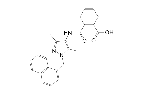 6-({[3,5-dimethyl-1-(1-naphthylmethyl)-1H-pyrazol-4-yl]amino}carbonyl)-3-cyclohexene-1-carboxylic acid