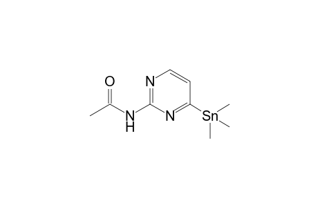 2-Acetylamino-4-trimethylstannylpyrimidine