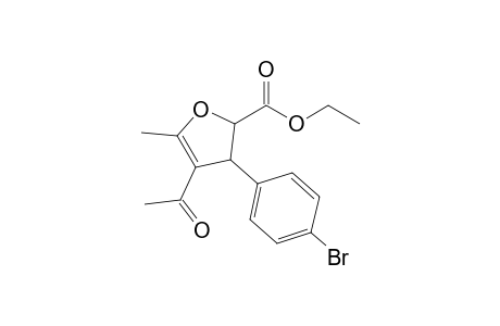 Ethyl 4-Acetyl-5-methyl-3-(4-bromophenyl)-2,3-dihydrofuran-2-carboxylate