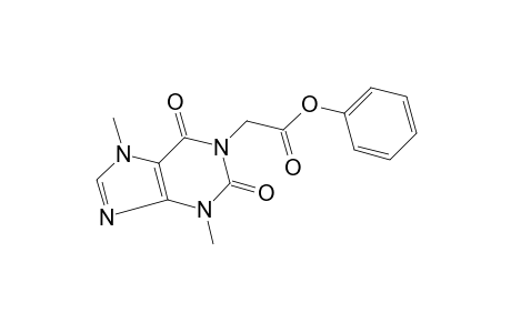 3,6-dihydro-3,7-dimethyl-2,6-dioxopurine-1(2H)-acetic acid, phenyl ester