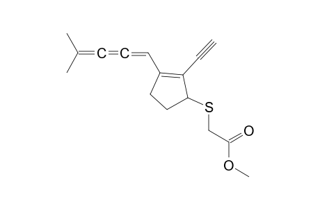 methyl 2-[[2-ethynyl-3-(4-methylpenta-1,2,3-trienyl)-1-cyclopent-2-enyl]sulfanyl]acetate