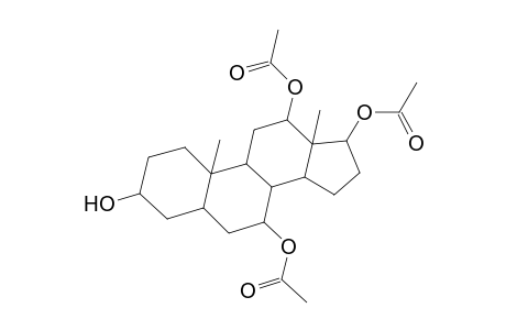 Androstane-3,7,12,17-tetrol, 7,12,17-triacetate, (3.alpha.,5.beta.,7.alpha.,12.alpha.,17.beta.)-