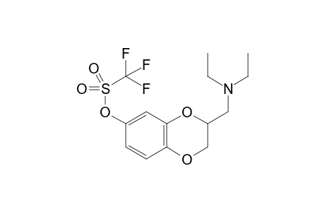 3-[(Diethylamino)methyl]-2,3-dihydro-1,4-benzodioxin-6-yl trifluoromethanesulfonate