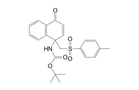 4-[N-(t-Butoxycarbonyl)amino]-4-[(p-tolylsulfonyl)methyl]-4H-naphthalen-1-one