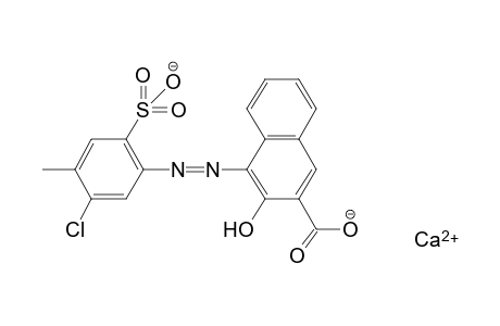 2-Naphthalenecarboxylic acid, 4-[(5-chloro-4-methyl-2-sulfophenyl)azo]-3-hydroxy-, calcium salt (1:1)