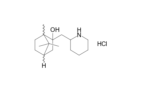 2-[(2-Piperidyl)methyl]borneol, hydrochloride