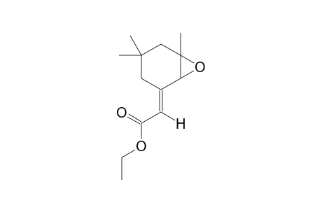 (E)-(4,4,6-TRIMETHYL-7-OXABICYCLO-[4.1.0]-HEPT-2-YLIDEN)-ESSIGSAEURE-ETHYLESTER