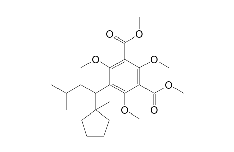 Dimethyl 2,4,6-Trimethoxy-5-[3-methyl-1-(1-methylcyclopentyl)butyl]benzene-1,3-dicarboxylate