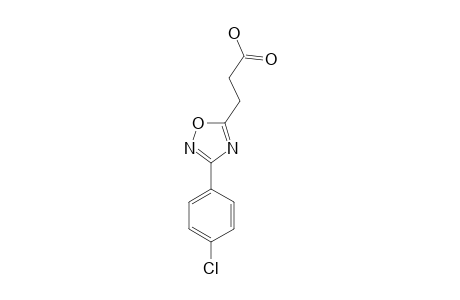 3-(p-chlorophenyl)-1,2,4-oxadiazole-5-propionic acid