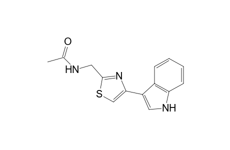 2-ACETAMINOMETHYL-4-[3-(1H)-INDOLYL]-THIAZOLE