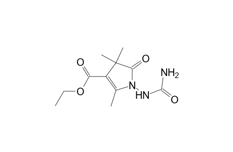 Ethyl 1-[(aminoycarbonyl)amino]-2,4,4-trimethyl-5-oxo-4,5-dihydro-1H-3-pyrrolecarboxylate