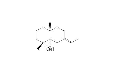 (1.alpha.,4a.beta.,8a.alpha.)-(+-)-Decahydro-7-ethylidene-1,4a-dimethyl-1-naphthalenol