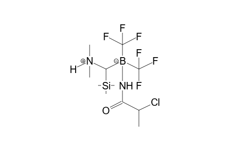 2-Azonia-4-borata-5-azaoct-5-en-6-one, 7-chloro-2-methyl-4,4-bis(trifluoromethyl)-3-trimethylsilyl-