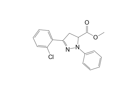 5-(2-Chlorophenyl)-2-phenyl-2-pyrazoline-3-carboxylic acid methyl ester