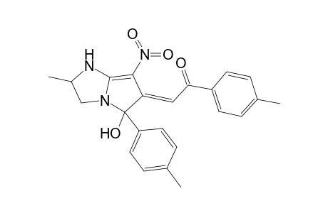 2-[5-Hydroxy-7-nitro-2-methyl-5-(4-methylphenyl)-2,3-dihydro-1H-pyrrolo[1,2-a]imidazol-6(5H)-yliden]-1-(4-methylphenyl)-1-ethanone