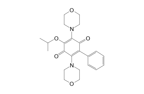 2,5-Cyclohexadiene-1,4-dione, 2-(1-methylethoxy)-3,6-di-4-morpholinyl-5-phenyl-