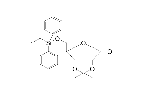 D-Ribonic acid, 5-o-[(1,1-dimethylethyl)diphenylsilyl]-2,3-o-(1-methylethylidene)-, .gamma.-lactone