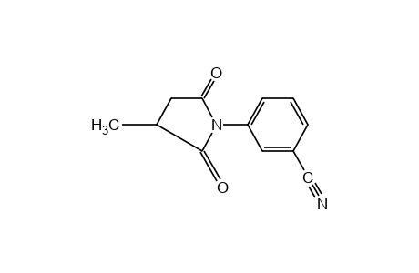 N-(m-cyanophenyl)-2-methylsuccinimide