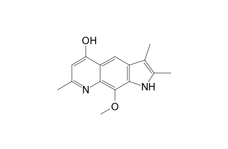9-methoxy-2,3,7-trimethyl-1H-pyrrolo[3,2-g]quinolin-5-ol