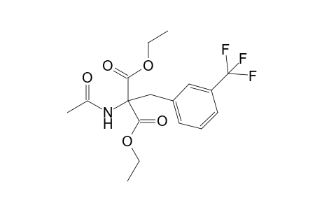 Diethyl .alpha.-acetamodo-.alpha.-(3-trifluoromethylbenzyl)malonate