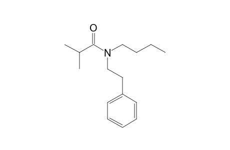 2-Methylpropanamide, N-(2-phenylethyl)-N-butyl-