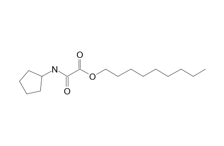 Oxalic acid, monoamide, N-cyclopentyl-, nonyl ester