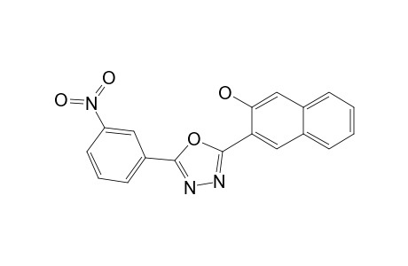 2-Naphthalenol, 3-[5-(3-nitrophenyl)-1,3,4-oxadiazol-2-yl]-